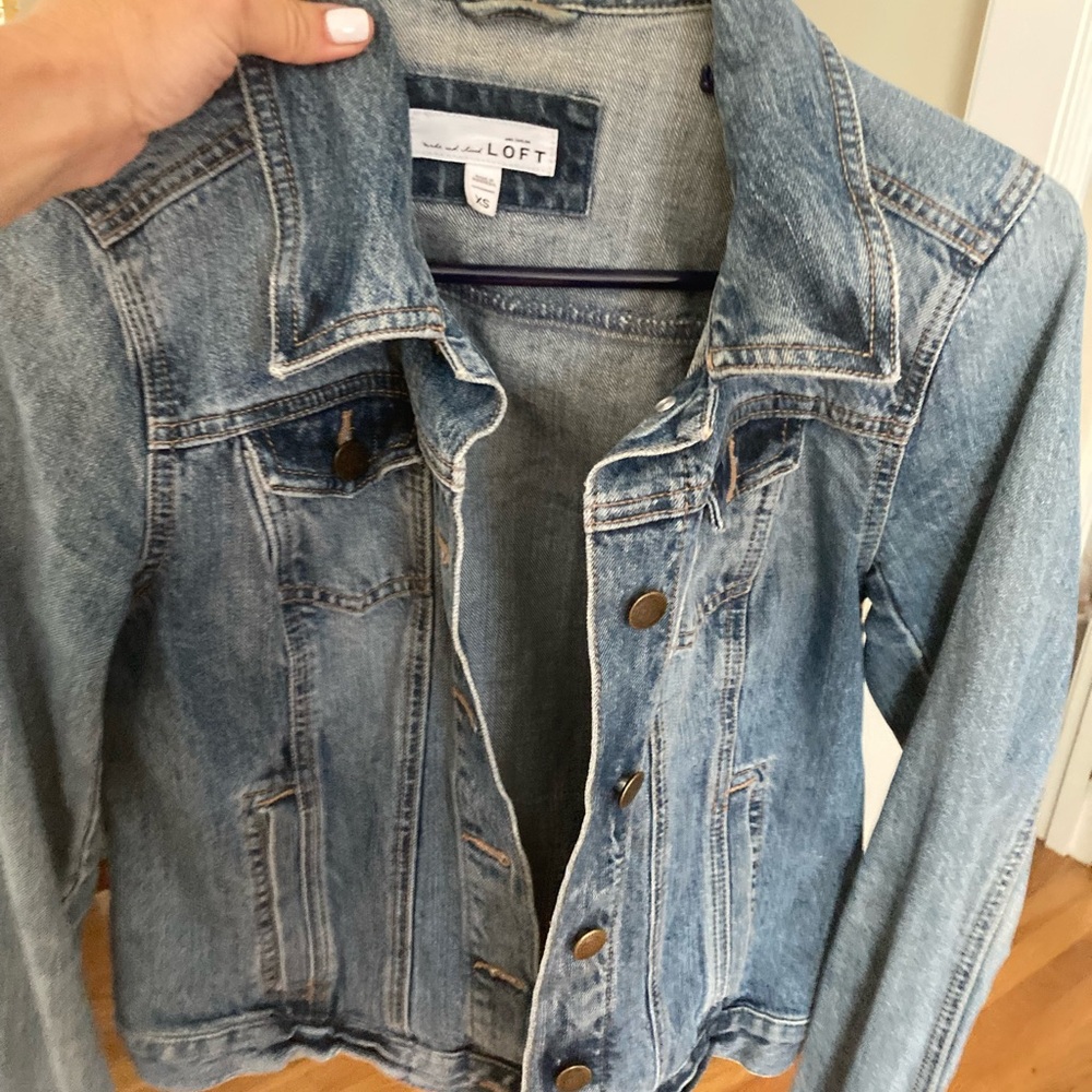 LOFT Light Blue Jean Jacket